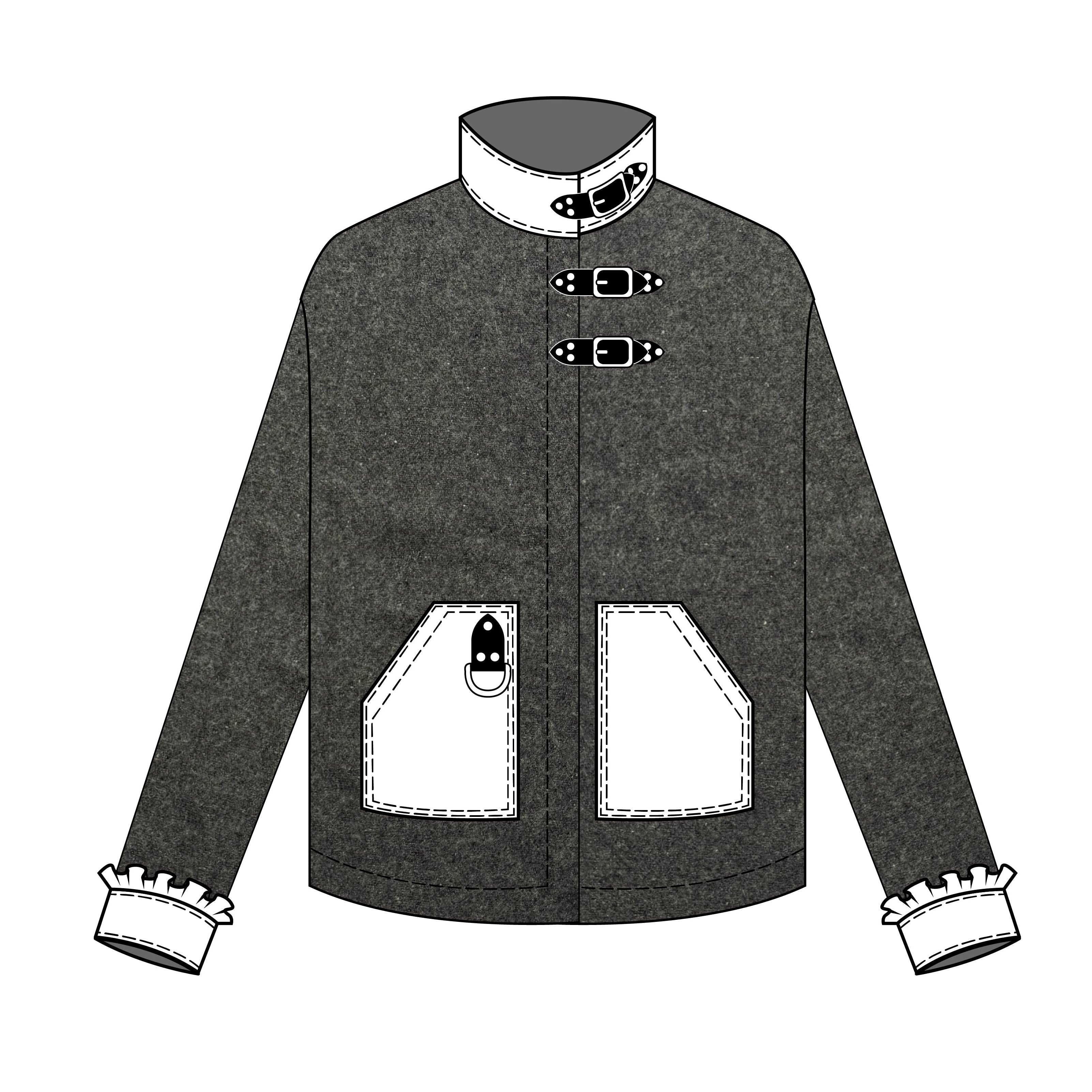 Chore Coat, Grey Wool
