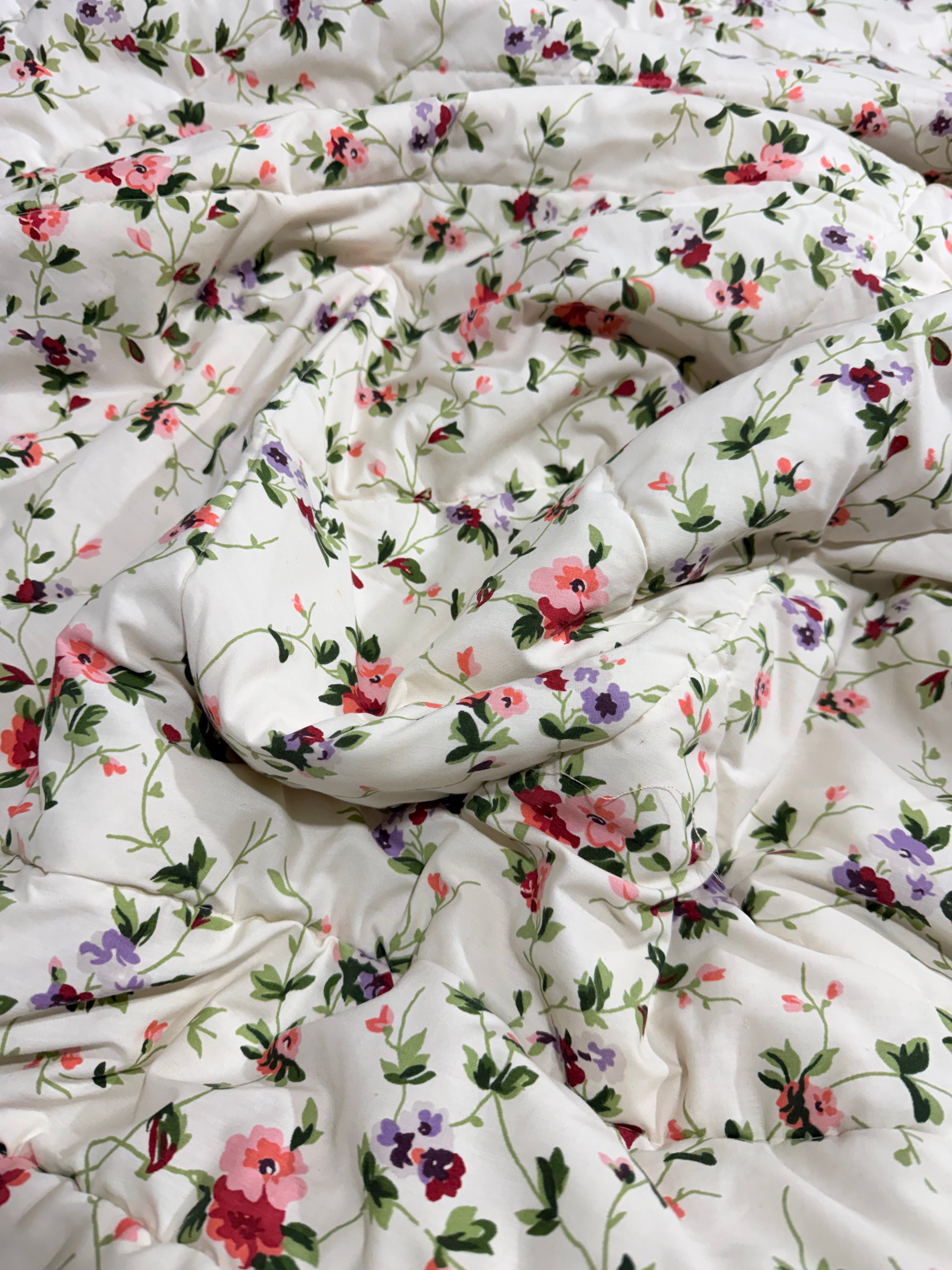 Chore Coat, Floral Comforter