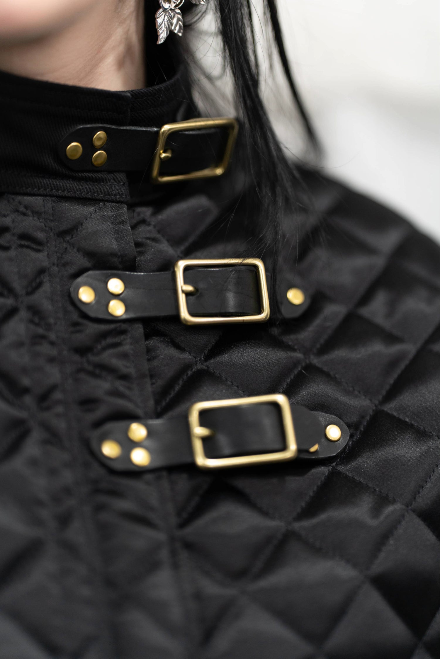 Chore Coat, Quilted Black size Small